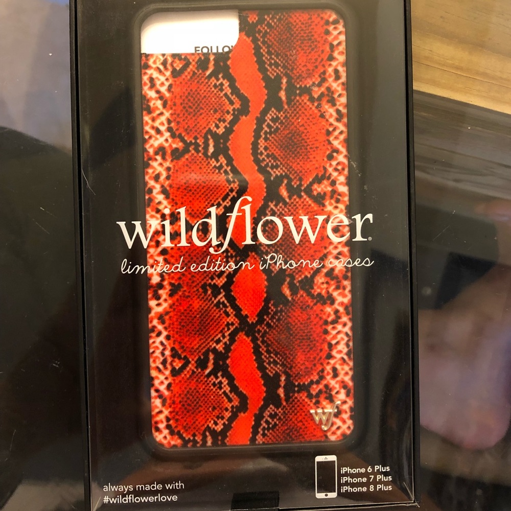 Wildflower red snakeskin ltd edition case
